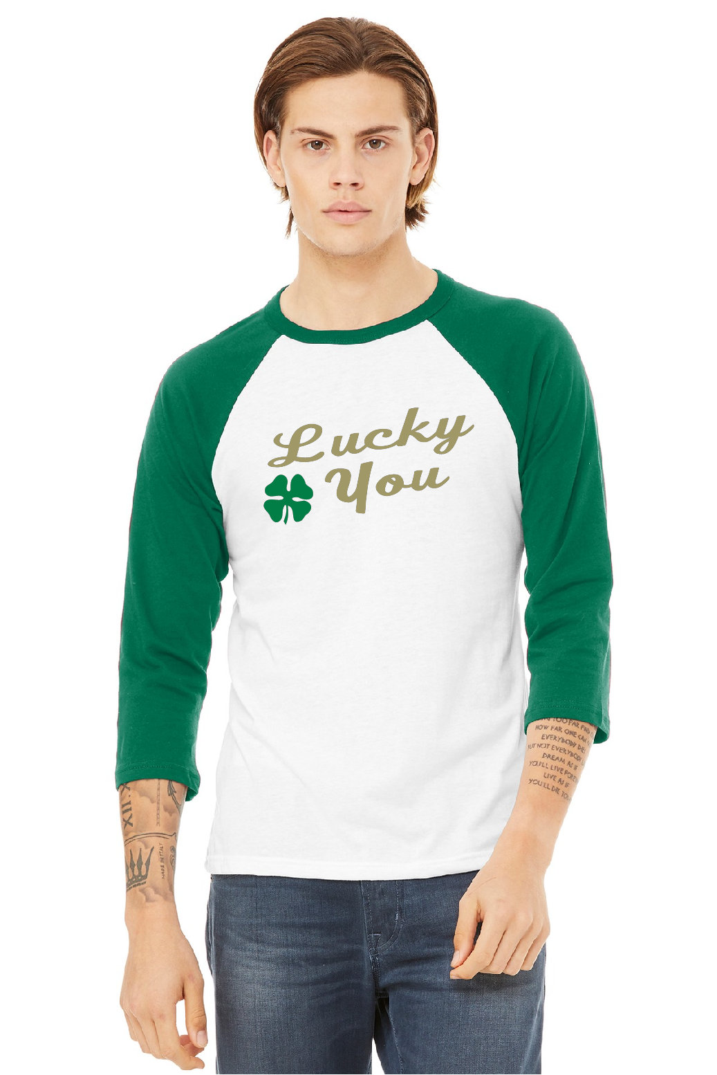 Lucky You Baseball Tee