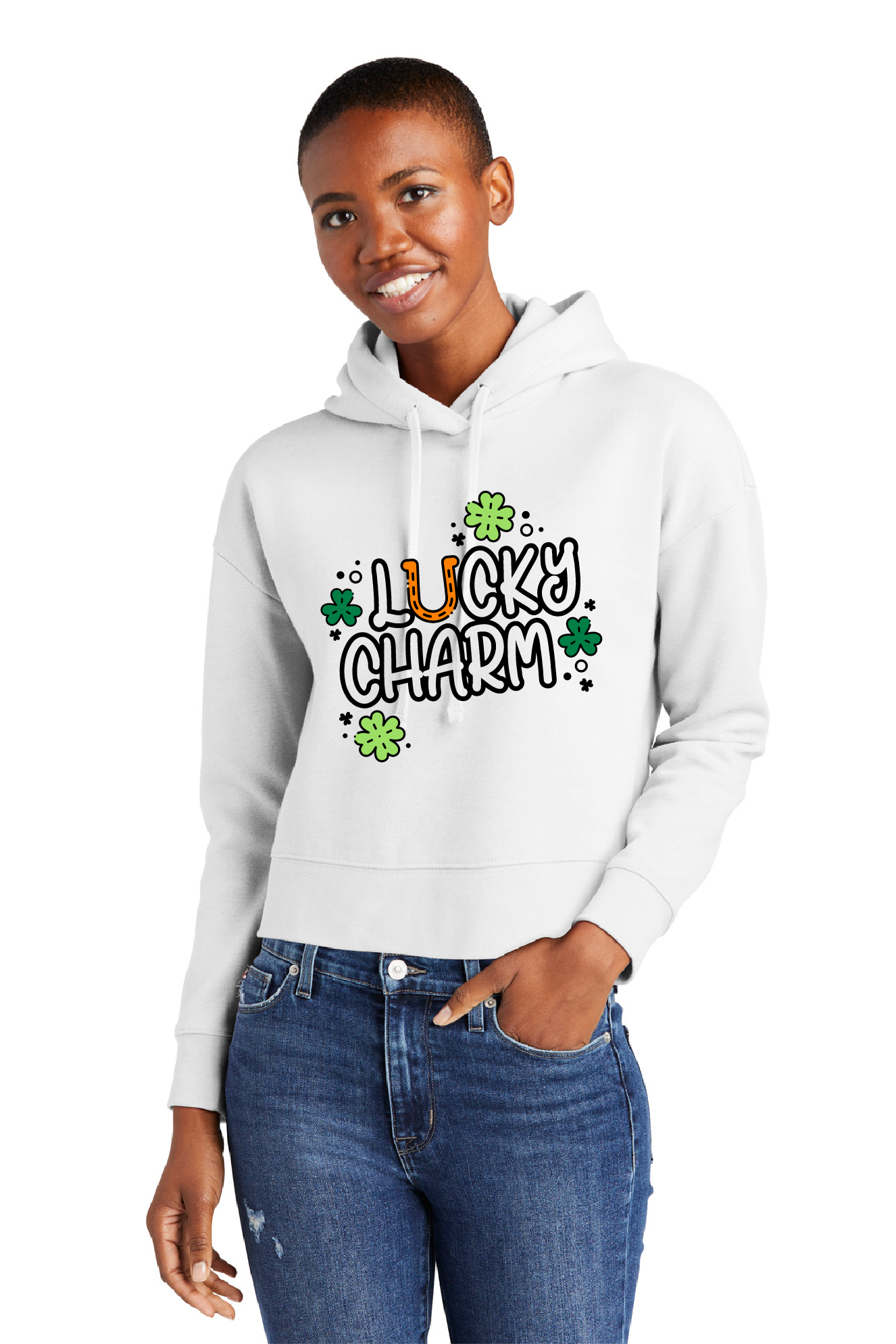 Lucky Charm Ladies Hoodie