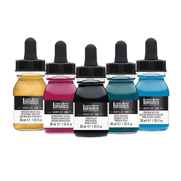 Can you use acrylic ink like watercolour? FW, Magic Color and Liquitex acrylic  ink 