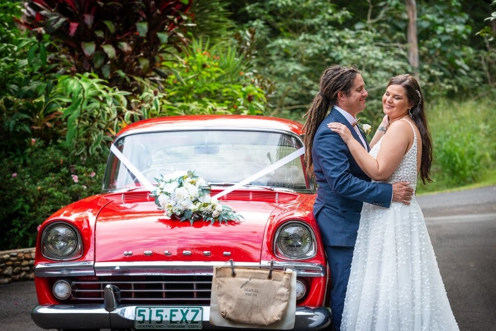I just love a classic old car to add some fun and colour to your images!  #cairnsweddingphotography #cairnsweddingphotographer #palmcoveweddingphotographer #palmcoveweddingphotos #palmcoveweddingphotography #azurephotographycairns #brideaustralia #at