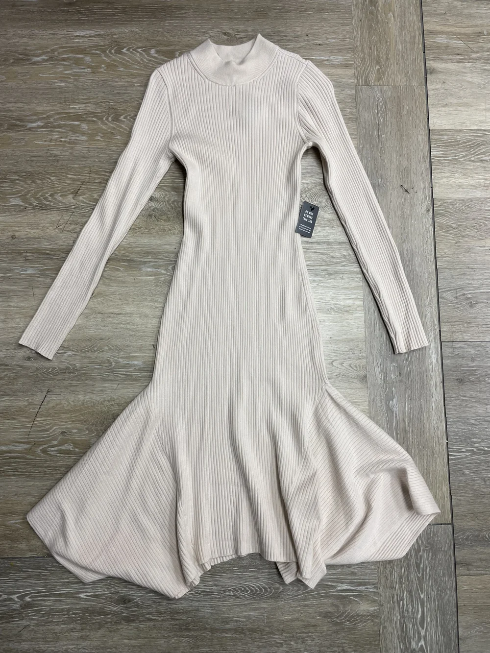 ワンピース theredthreadoneshoulder shirt knit dress THEREDTHREAD / ザレッドスレッド】S oneshoulder shirt knit dress