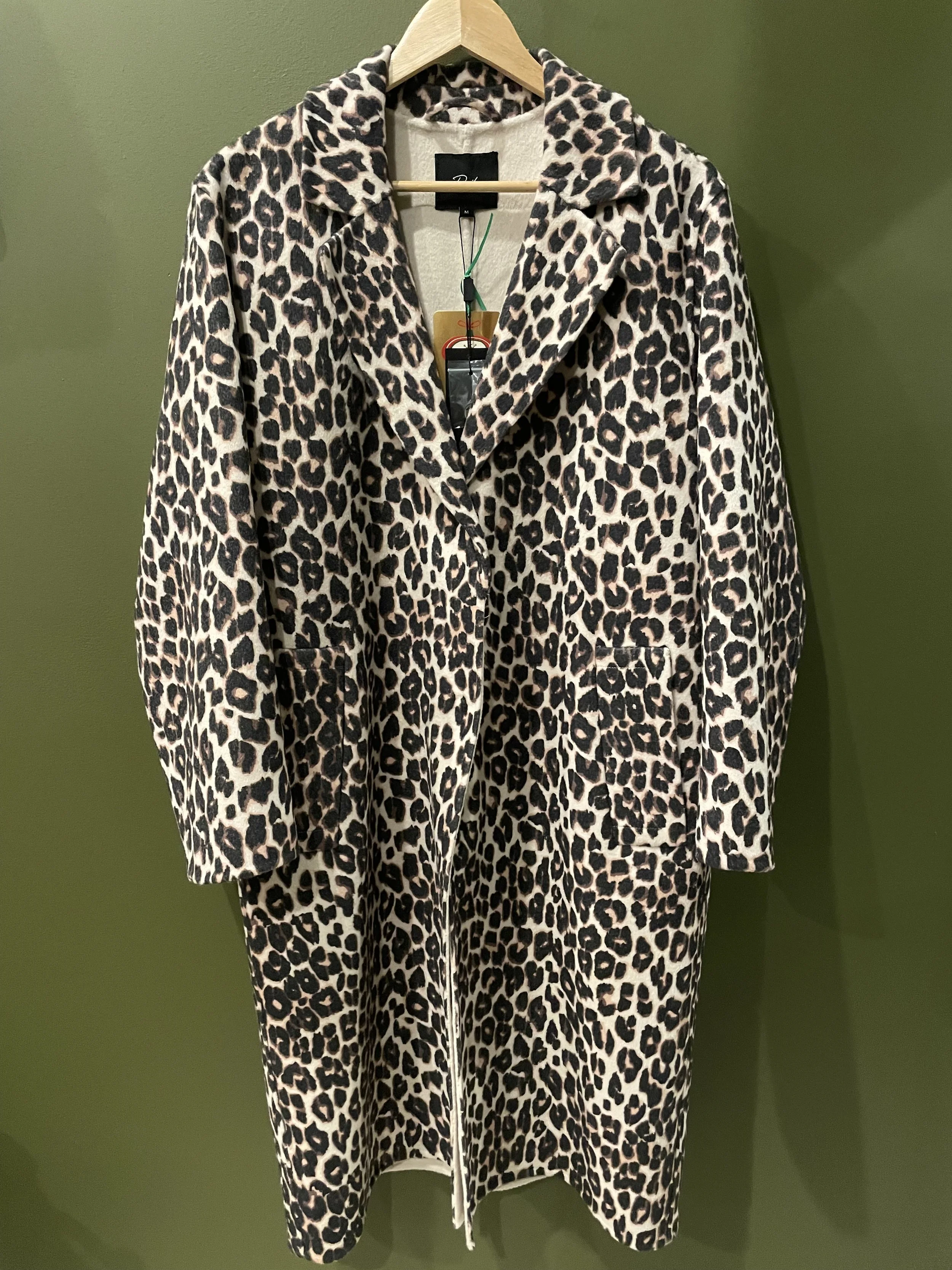 Rails Leopard Luxe Coat in size m