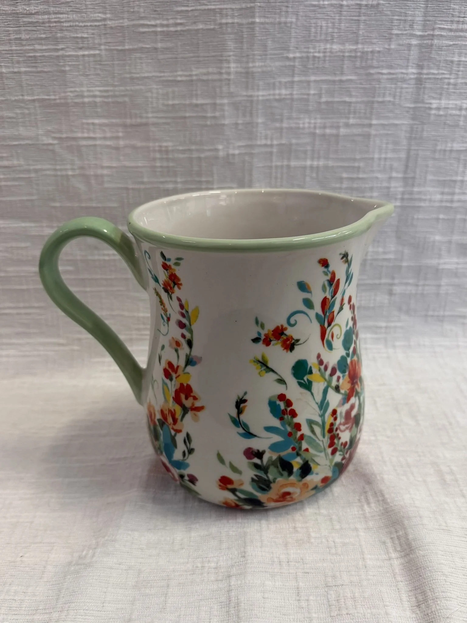 Floral Pitcher