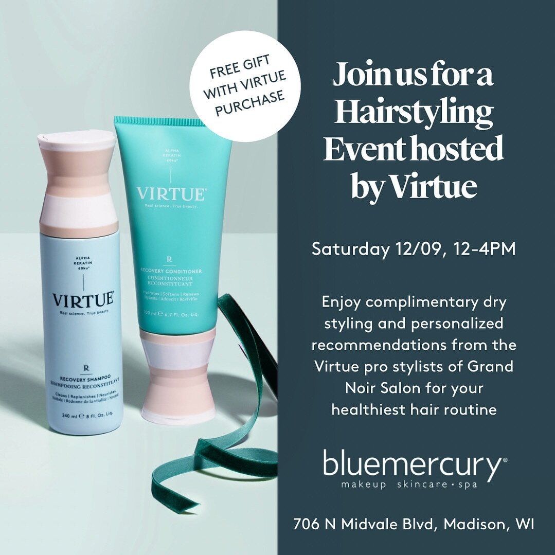 Exciting news alert! 🌟 GNS is teaming up with @bluemercury and @virtuelabs for an incredible Hairstyling Event at @hilldalemadison . Get ready for an amazing collaboration! Call to make a reservation or stop in 🛍️