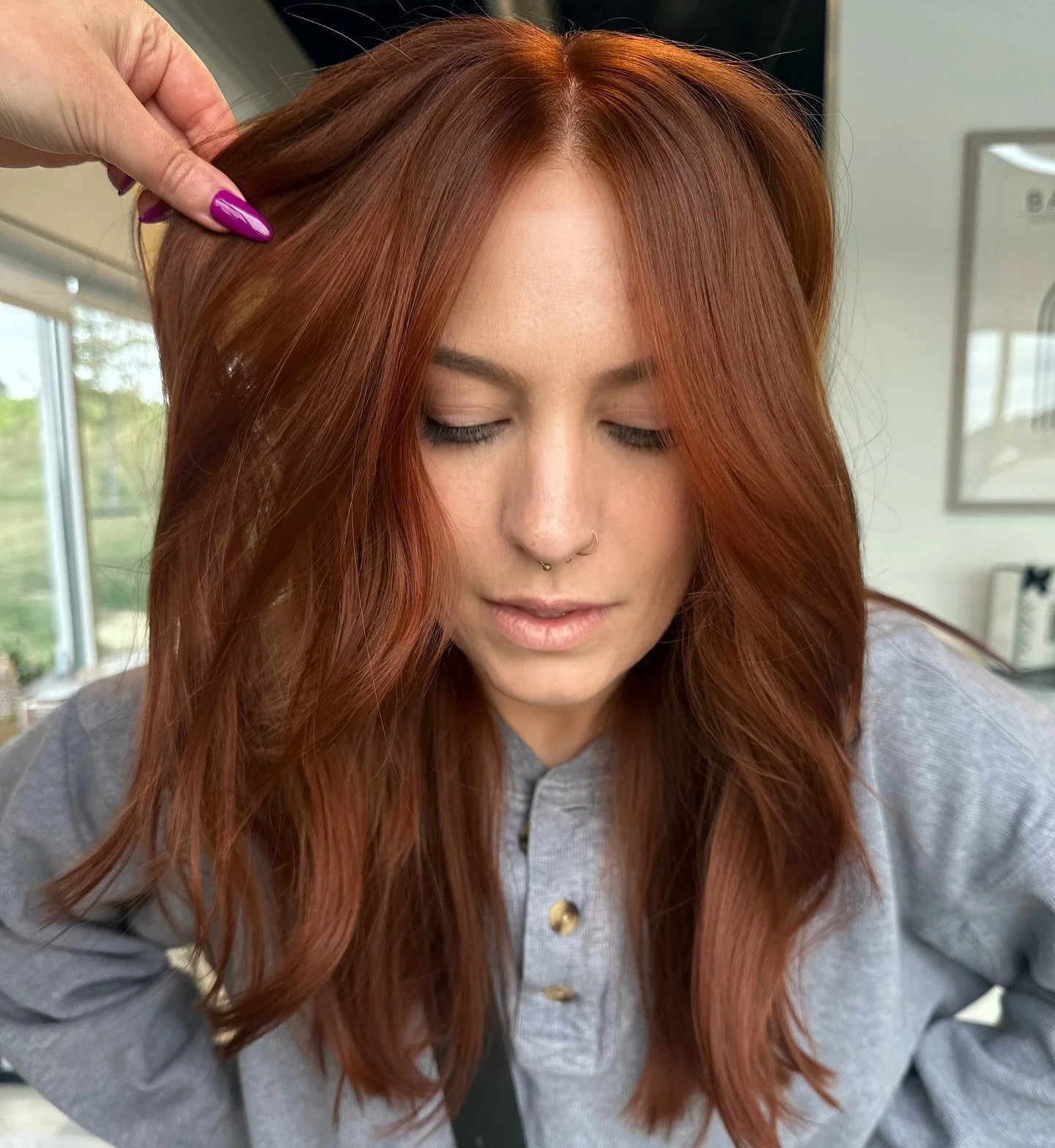 ❤️&zwj;🔥🔥We&rsquo;re not a red specialist salon but when a client give us creative freedom, that&rsquo;s when the best work happens.

Hair color isn&rsquo;t just about formulas. It&rsquo;s chemistry, trust, and intuition working together.