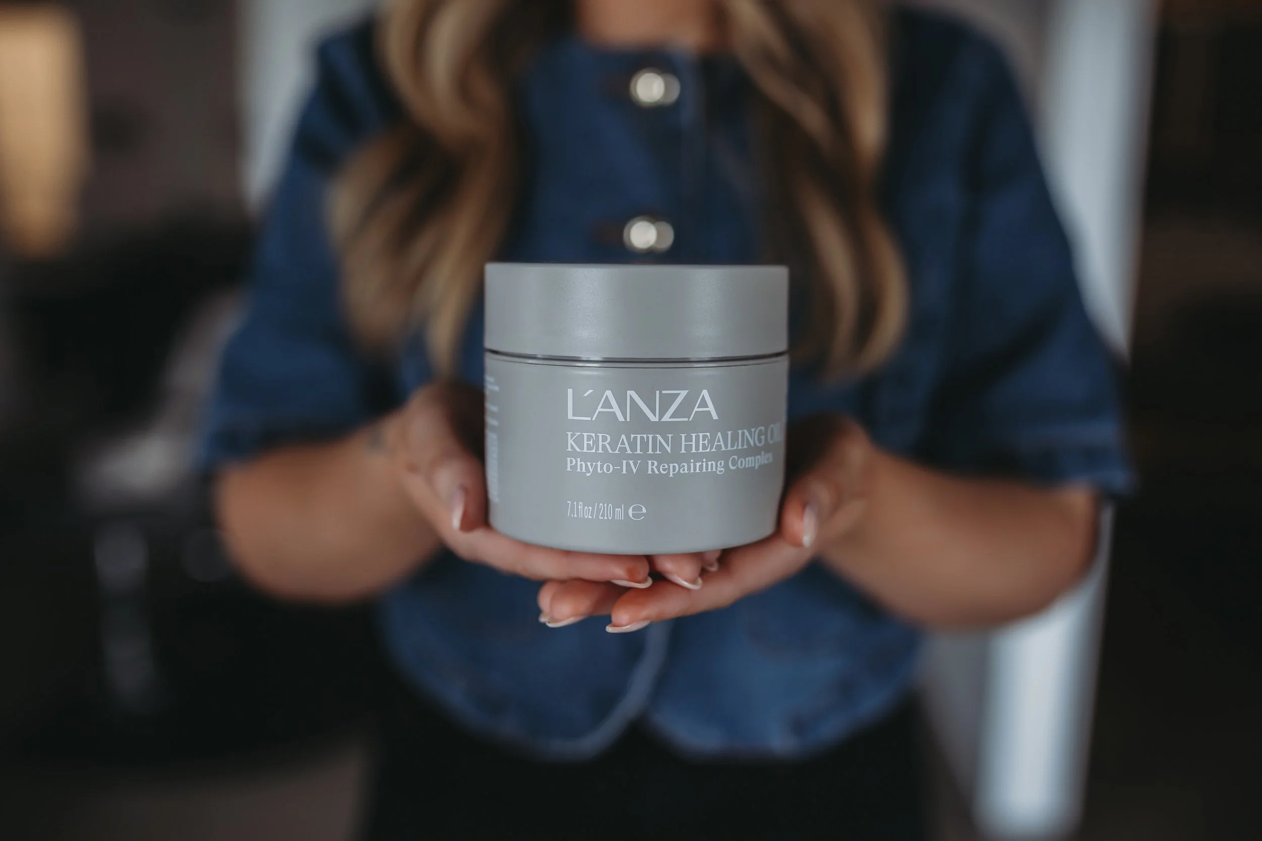 L'ANZA Keratin Healing Oil treatment at Grand Noir Salon in Verona, WI