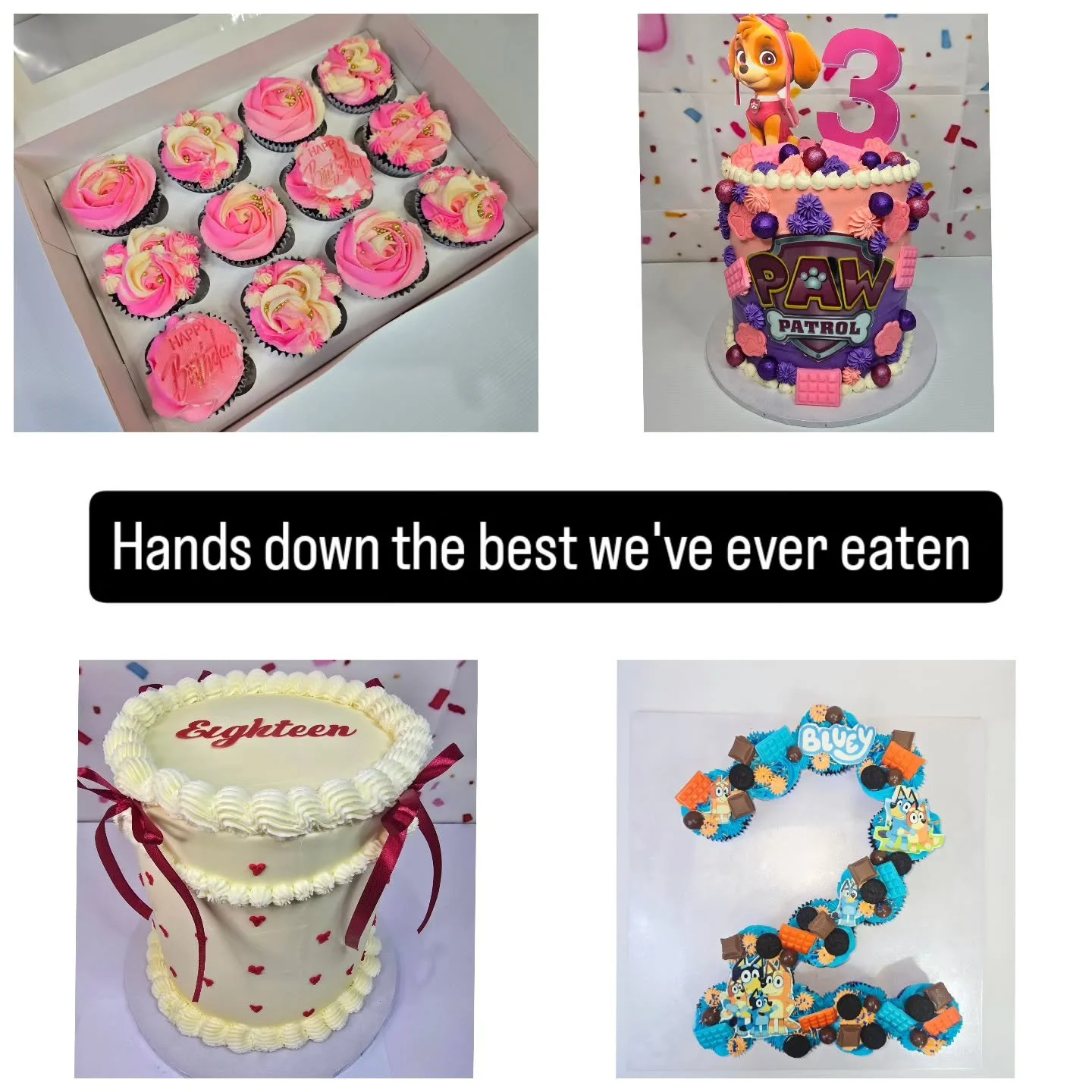 "Absolutely love your bakes Lauretta. We had your chocolate cake and hands down, the best we've ever eaten. Well done and would definitely recommend you and your lovely works❤️". 

This feedback genuinely puts a smile on my face and as soon