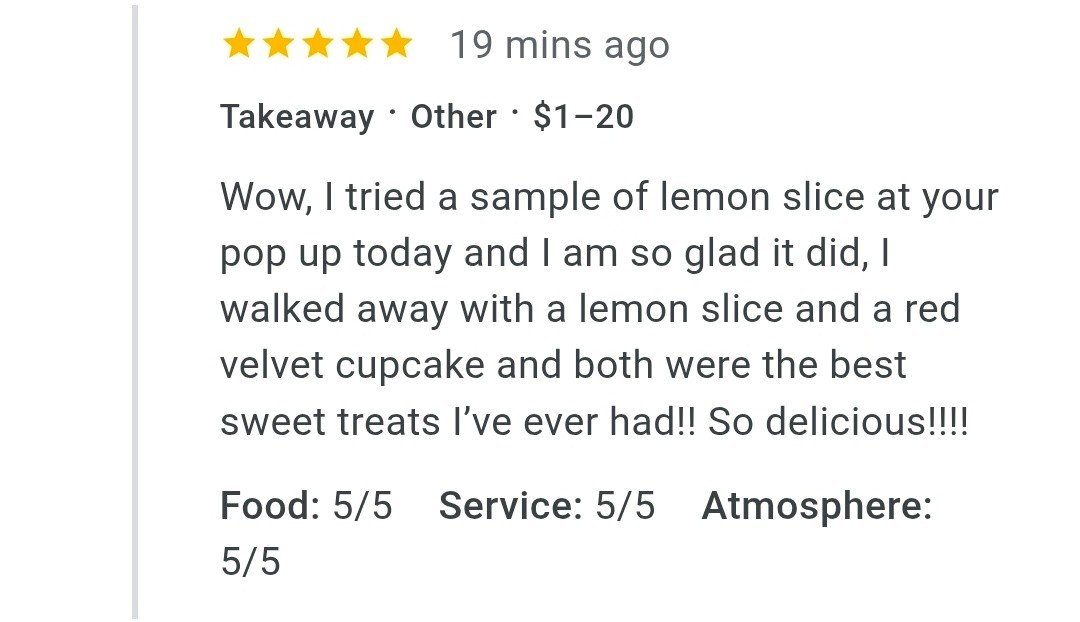 I don't think we can get higher praise than this! 
I love that people genuinely enjoy the #brownies #customcakes #brisbanebaker #cupcakes  sweets that I make. It motivates me to keep going and work towards growing my business. 
Thank you to everyone 