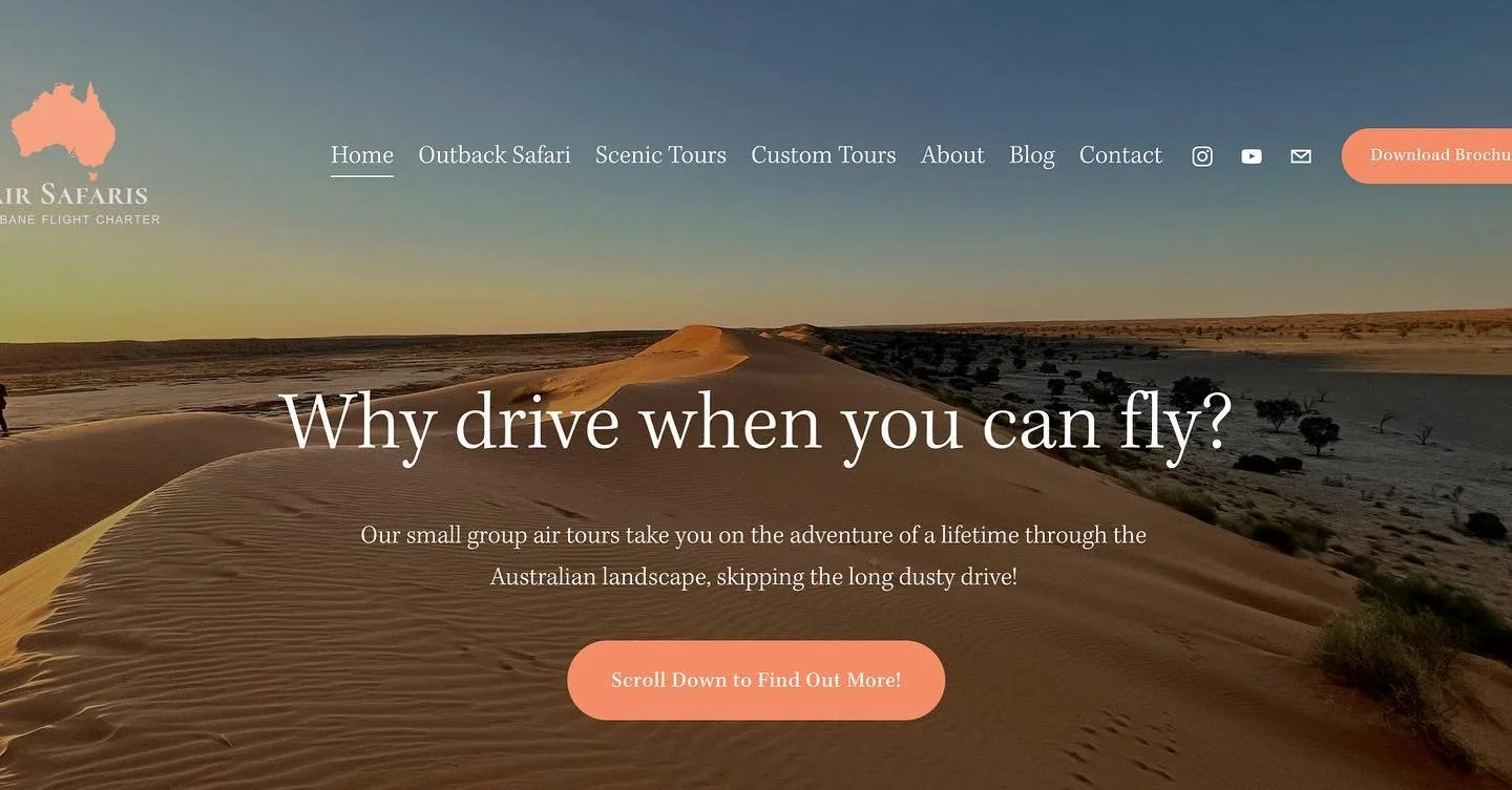 POP THE CHAMPAGNE because today?

We launched our new Brisbane Flight Charter Air Safaris website and you guys are loving the specific content related to our epic small group tours! So if you haven&rsquo;t had a chance to check it out, pop on over wi