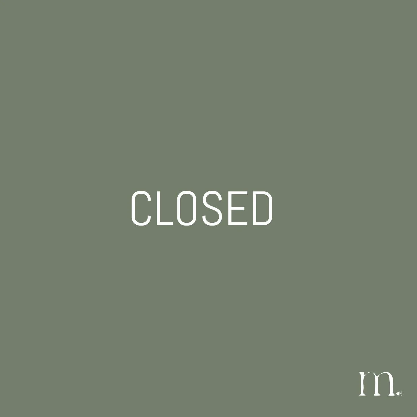 We&rsquo;ll be closed this Tuesday and Wednesday as our team takes a much-needed breath to rest and recover from illness.

It&rsquo;s never easy closing our doors, but it&rsquo;s one of the realities of running a small business &mdash; and we&rsquo;r