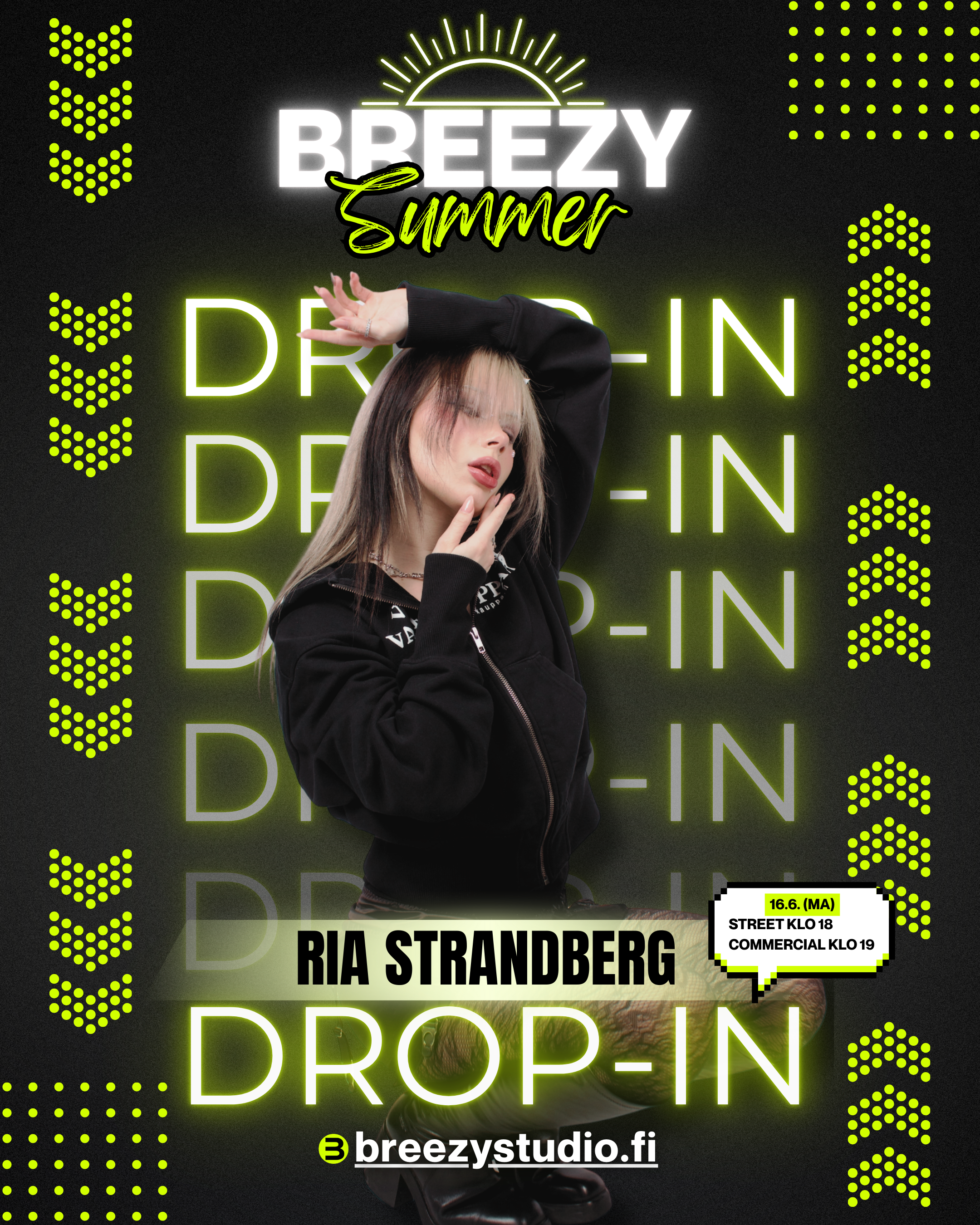 Breezy Summer Drop-in: Ria Strandberg