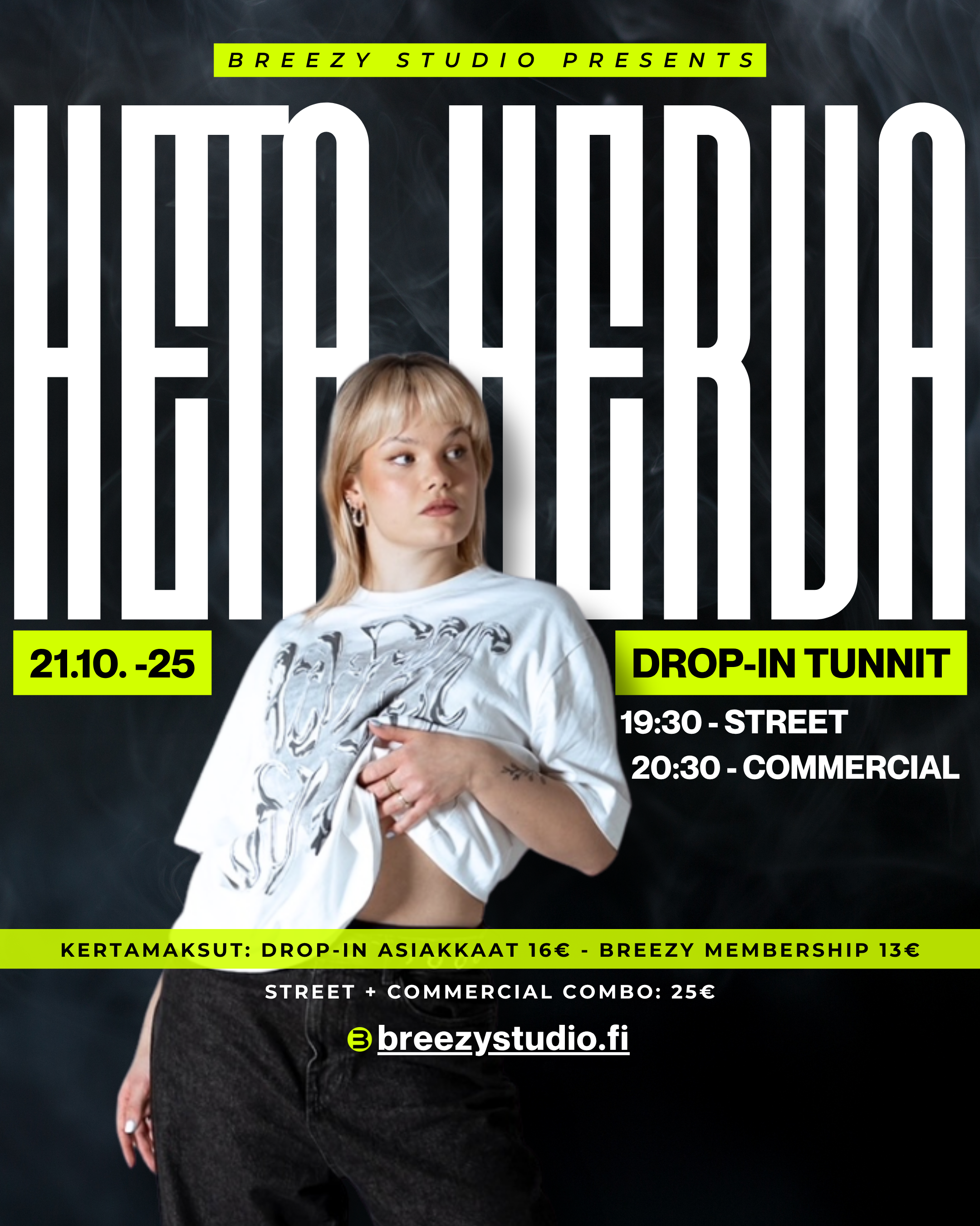 Heta Herva Drop-In tunnit