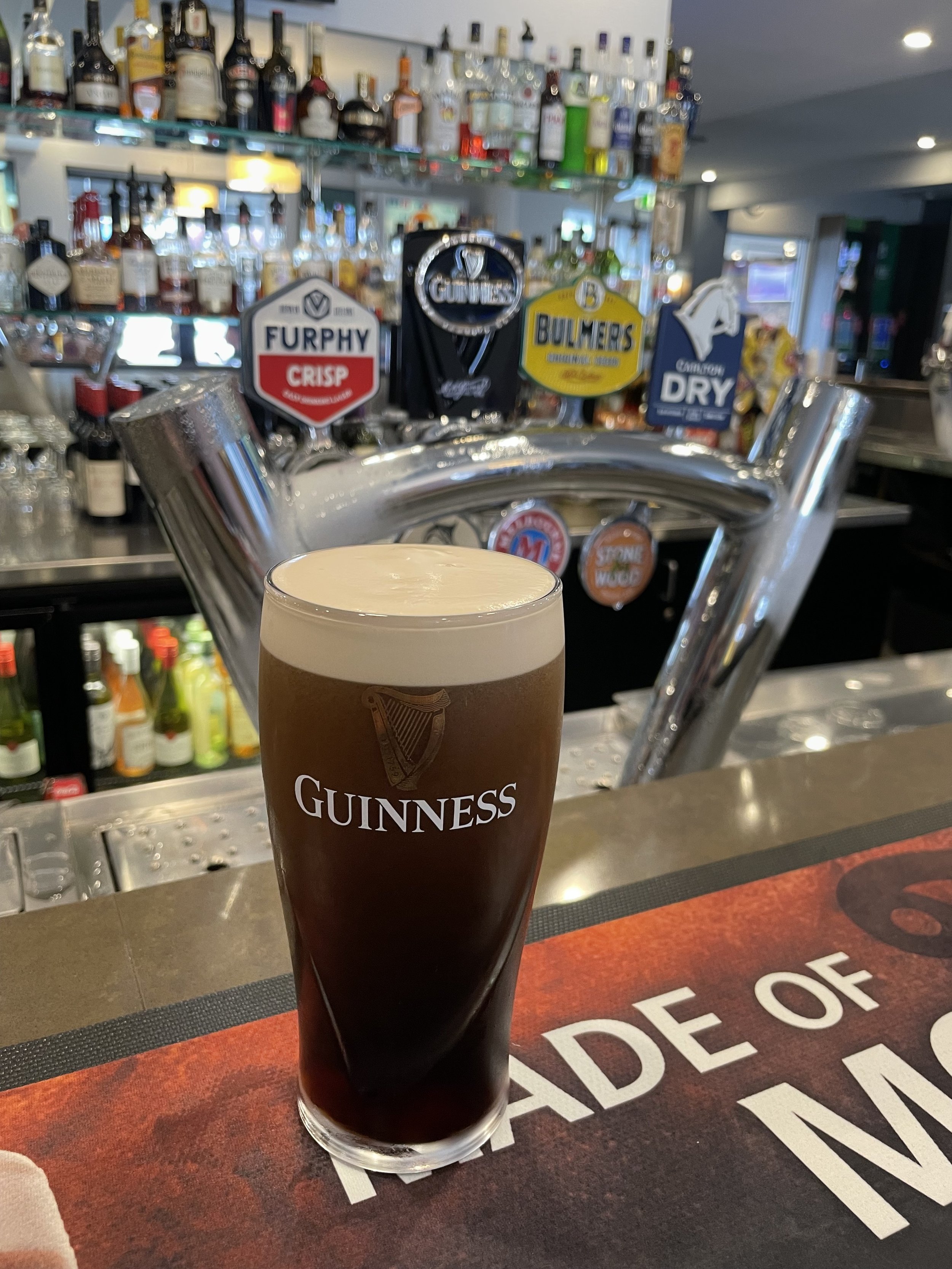 Cross Keys Hotel Sports Bar Guinness on Tap