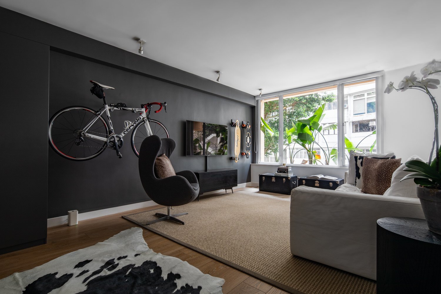 Hong Kong Interiors Mid Levels Home Interior Design - living room design
