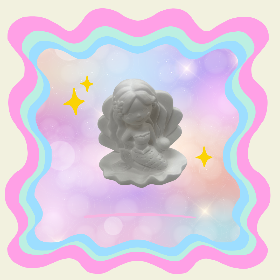Small 3D plaster mixed characters