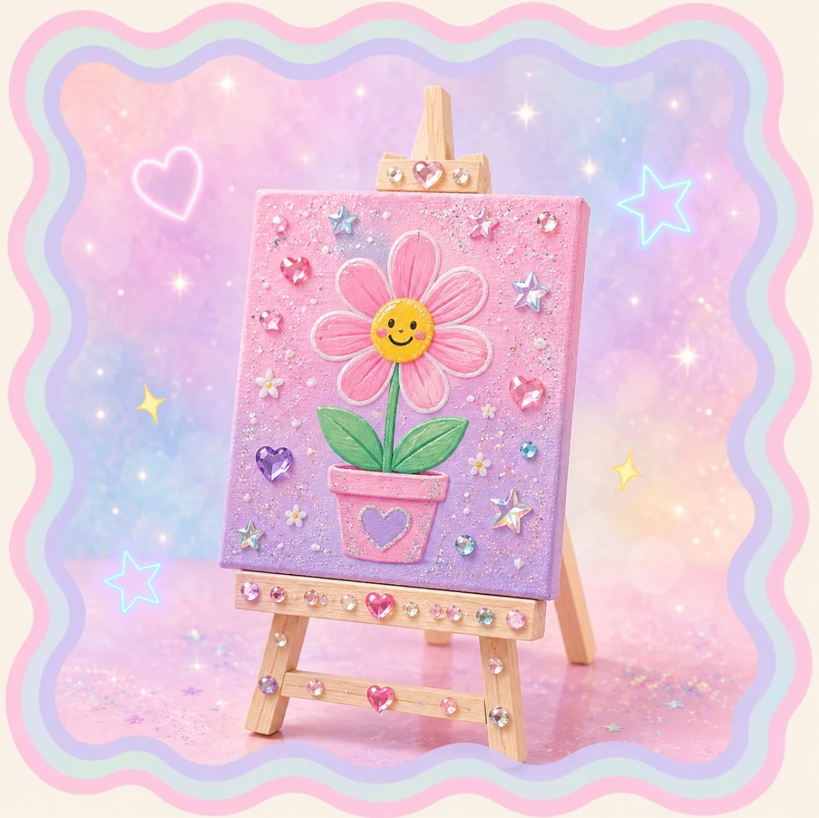 Custom canvas painting