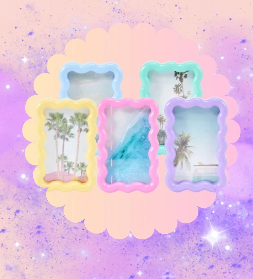 Mini fridge photo magnet
