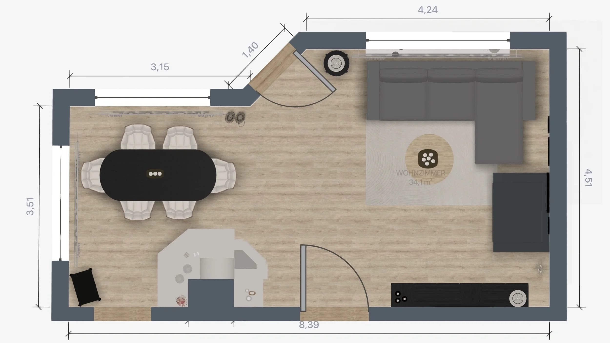 Modern Landhaus (Room Concept)