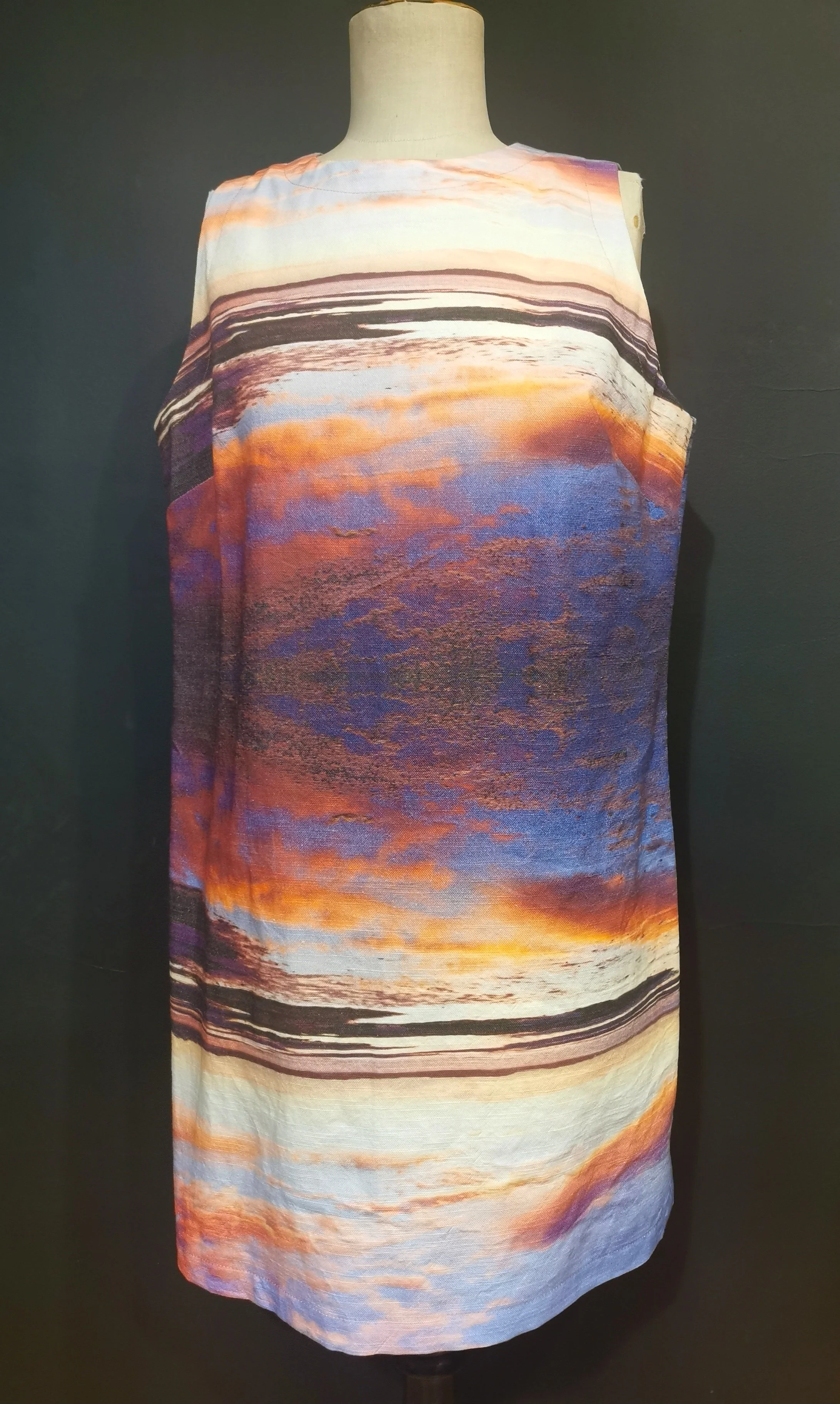 Coffin Bay Reflections - Shift Dress - Large