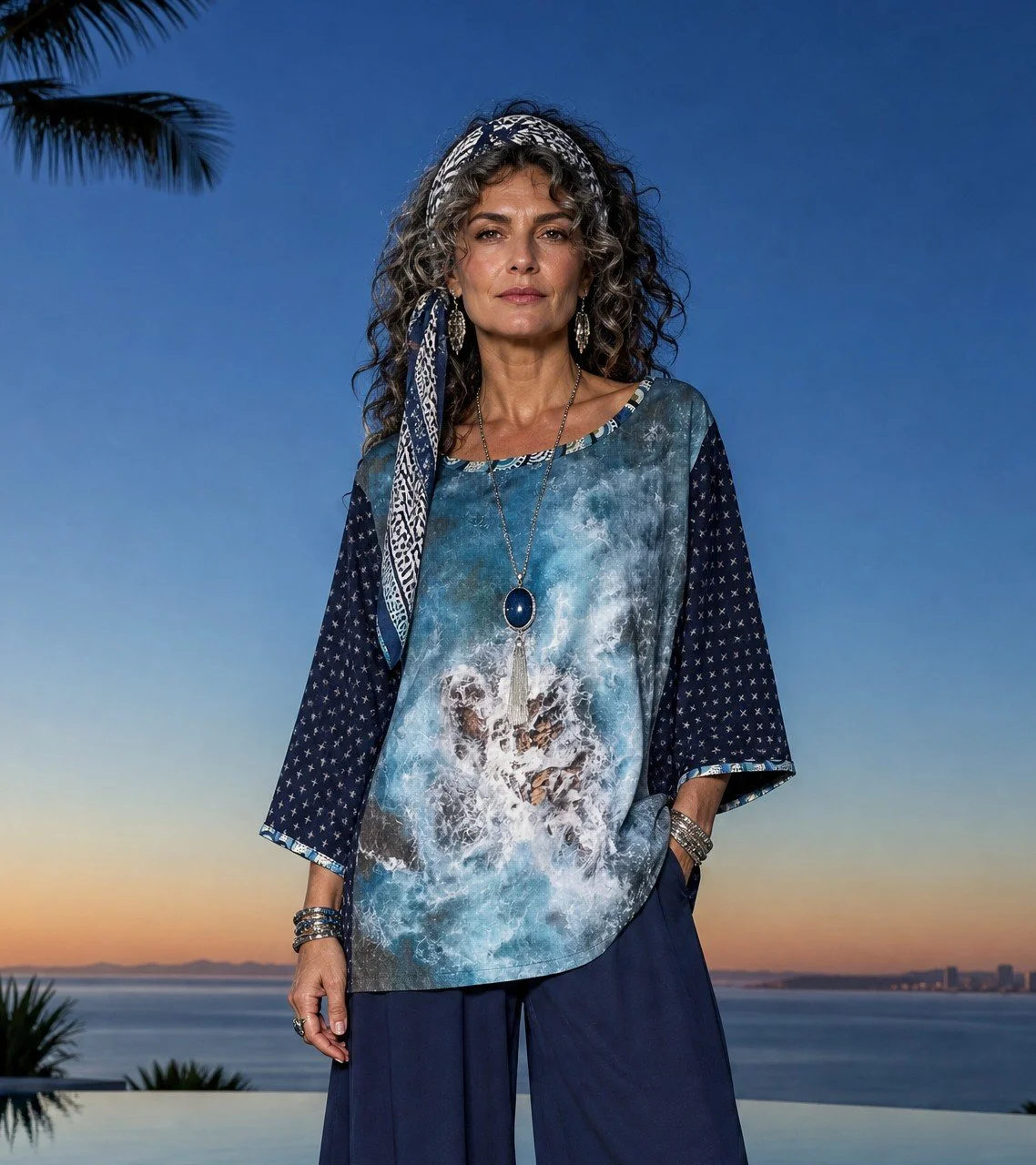 Ocean Emotion - Boxy Top XL