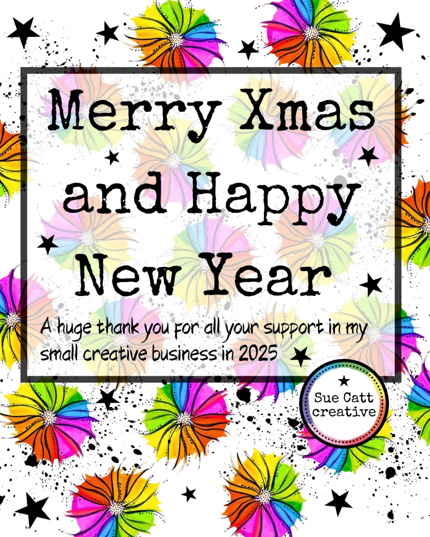 Best wishes and thank you for all your support for my small creative business in 2025.
2 years working full time for myself has had it's challenges and lots of hard work but it's also been pretty awesome to create beautiful pieces for clients, to sel