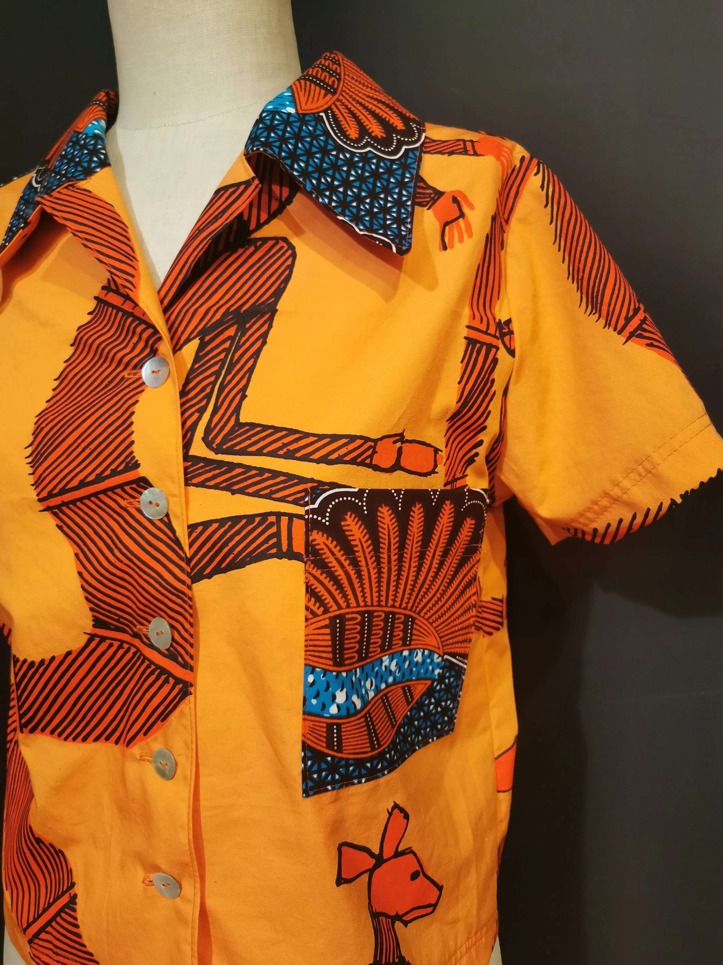 Global Harmony Button-Up Shirt - XSmall