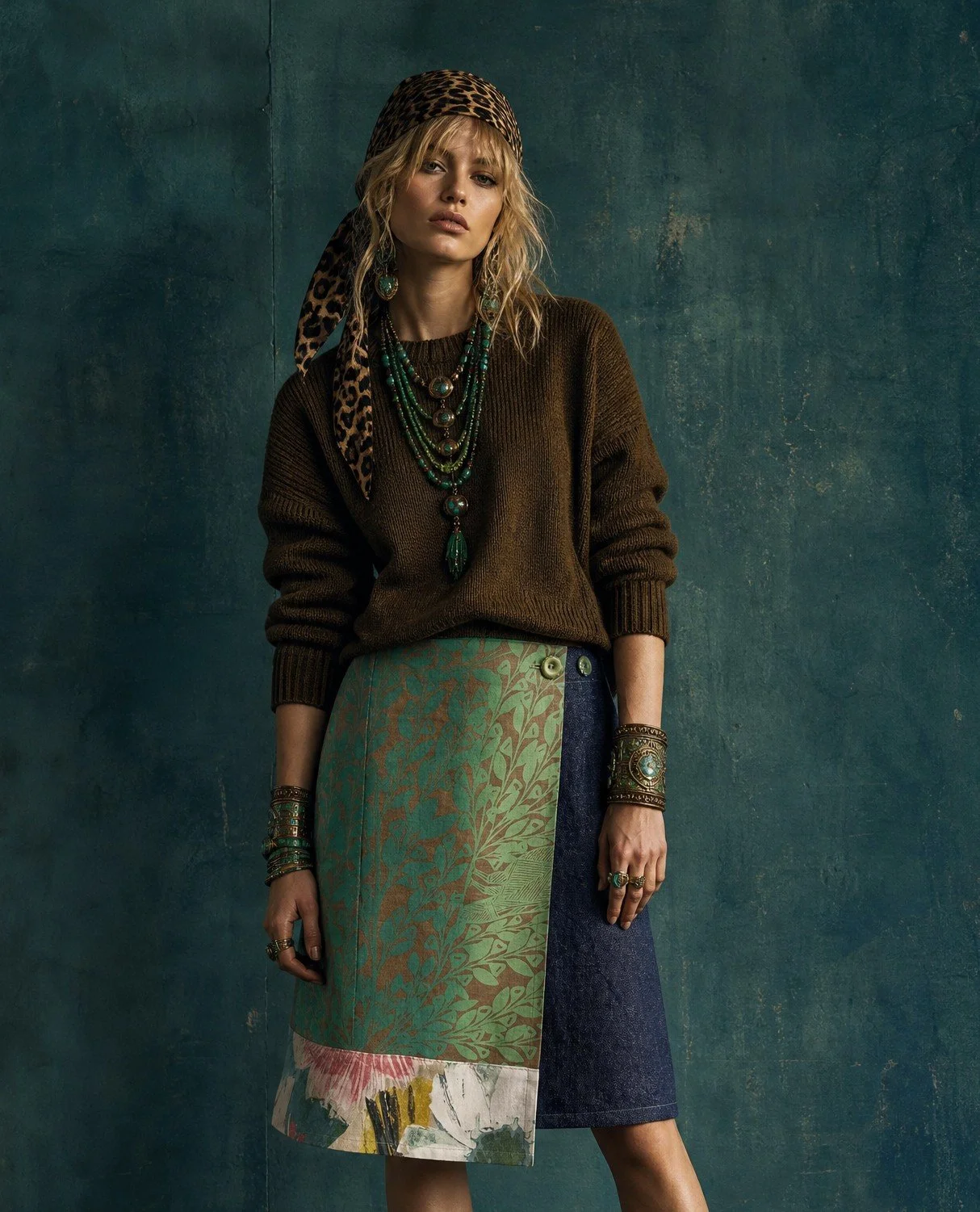 wrap skirt green injalak print crop.jpg