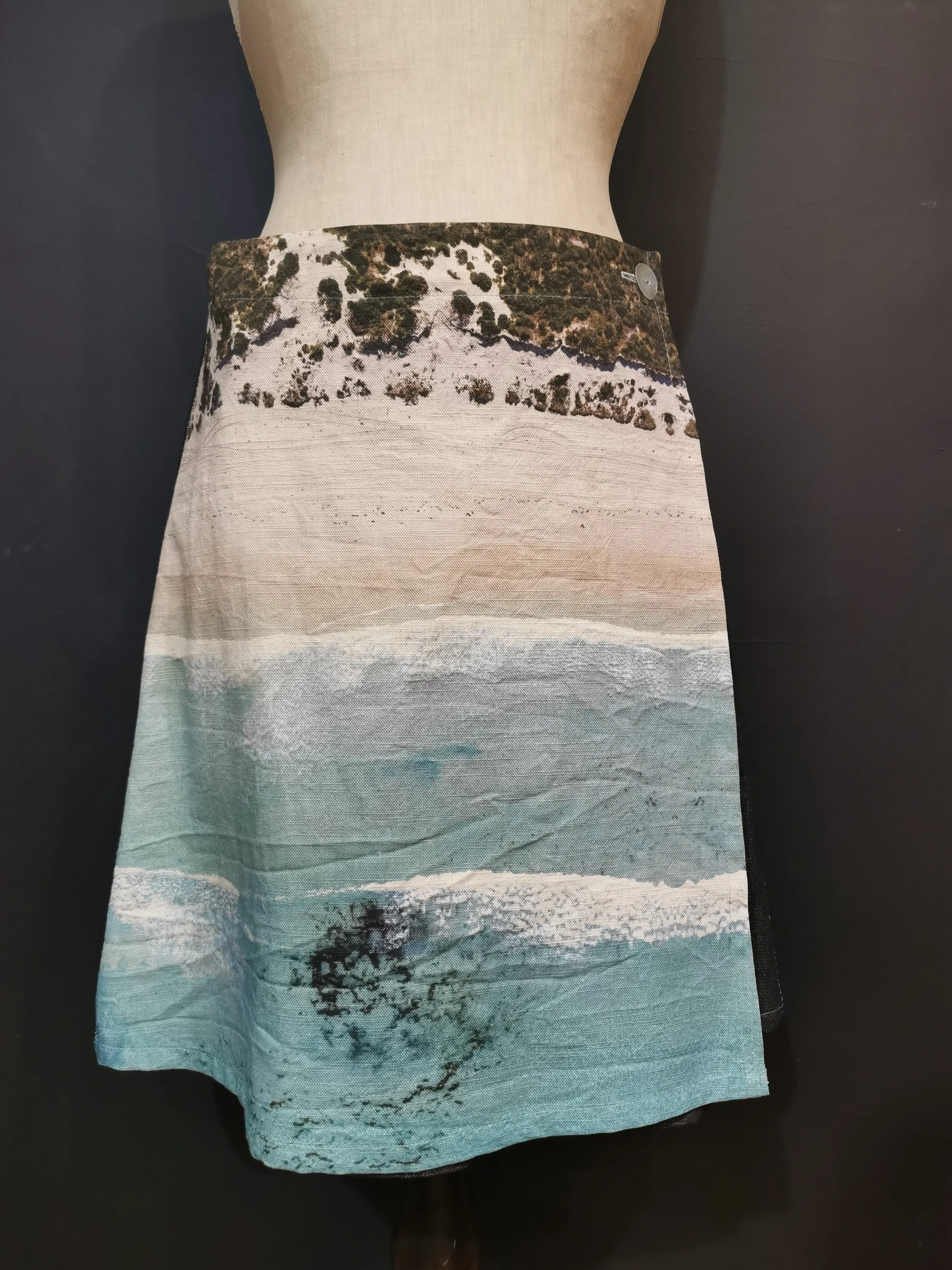 Fishery Lines - Wrap Skirt - Large