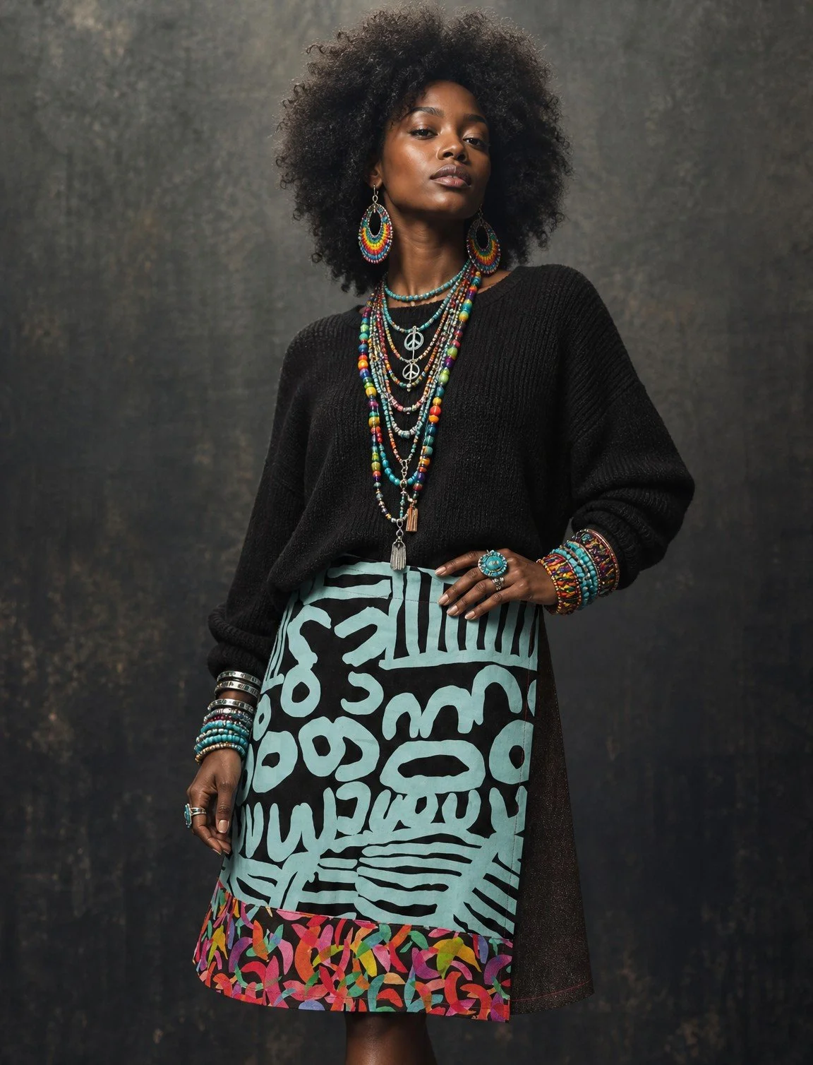 wrap skirt womens business and rainbow leaves crop.jpg