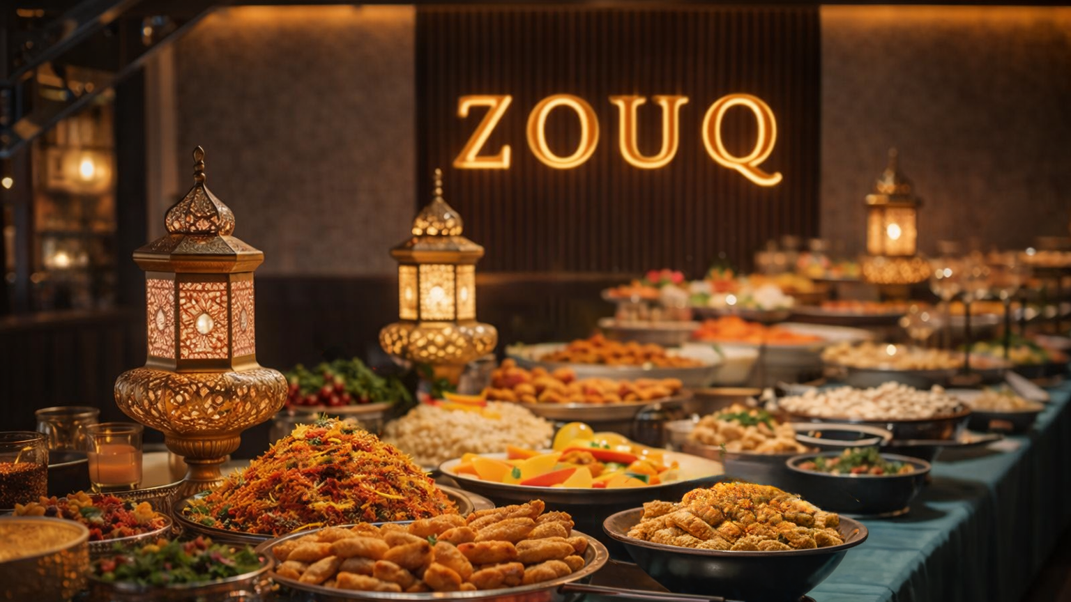 ZOUQ: Ramadan buffet 27. februar til 1. mars - Alle er velkommen!