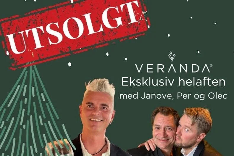VERANDA: Julebord med Janove, Per og Olec