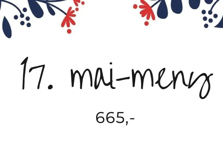 DELICATESSEN: 17. mai meny