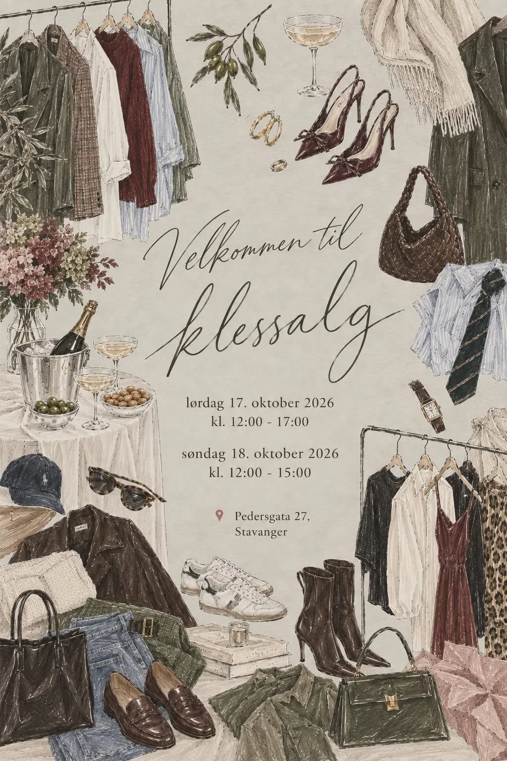 POP UP: Klessalg i Pedersgata 27