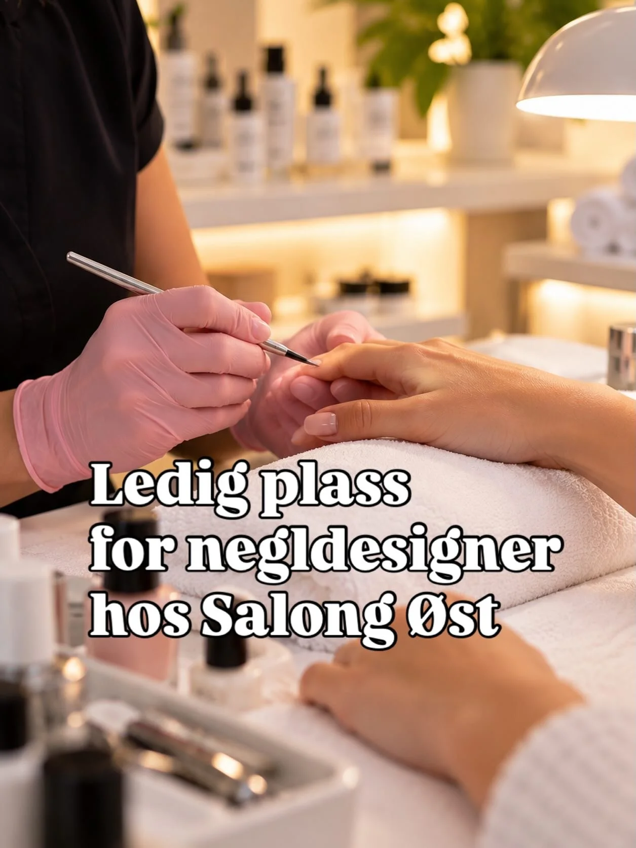 💅 Er du negldesigner og &oslash;nsker et profesjonelt sted &aring; drive din egen virksomhet i Stavanger sentrum?

Hos Salong &Oslash;st i Verksgata har det n&aring; blitt ledig plass for en selvstendig negldesigner.

Her blir du en del av et etable
