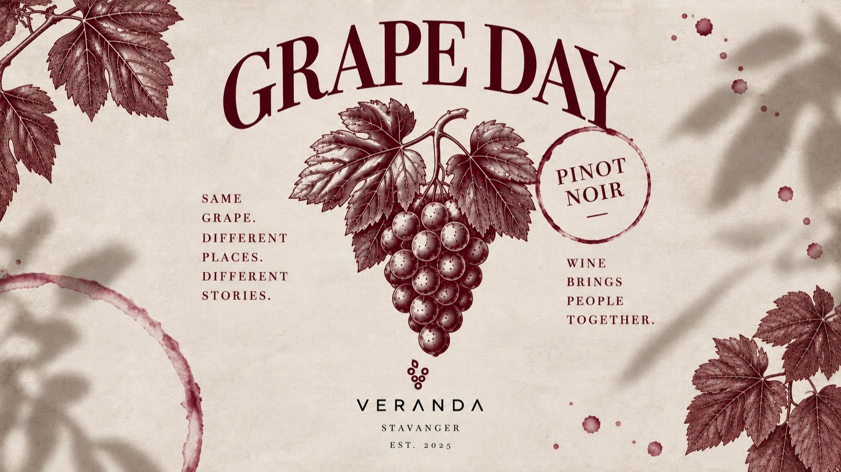 VERANDA: Grape day - Pinot Noir