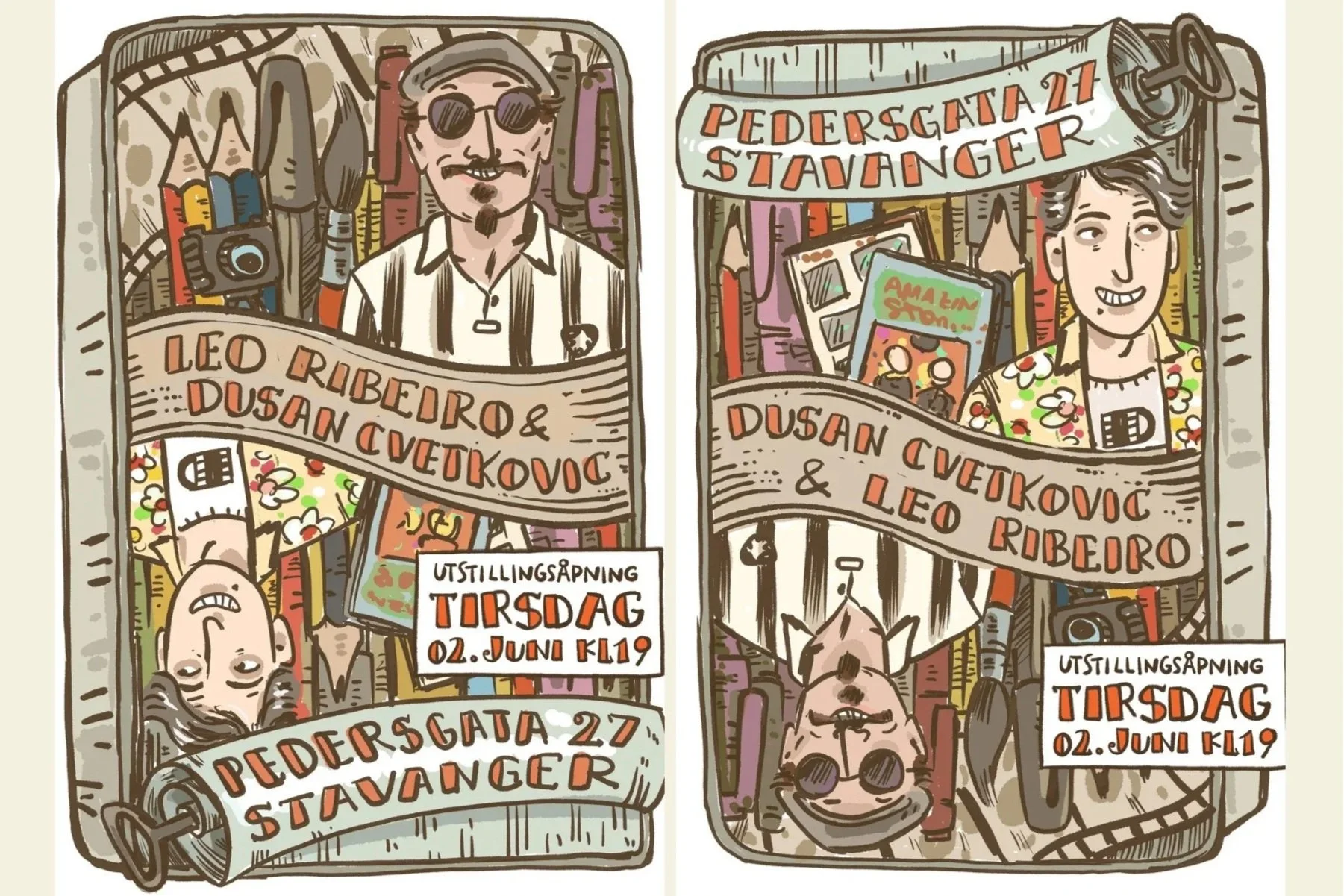 SALGSUTSTILLING: Leo Ribeiro &amp; Dusan Cvetkovik