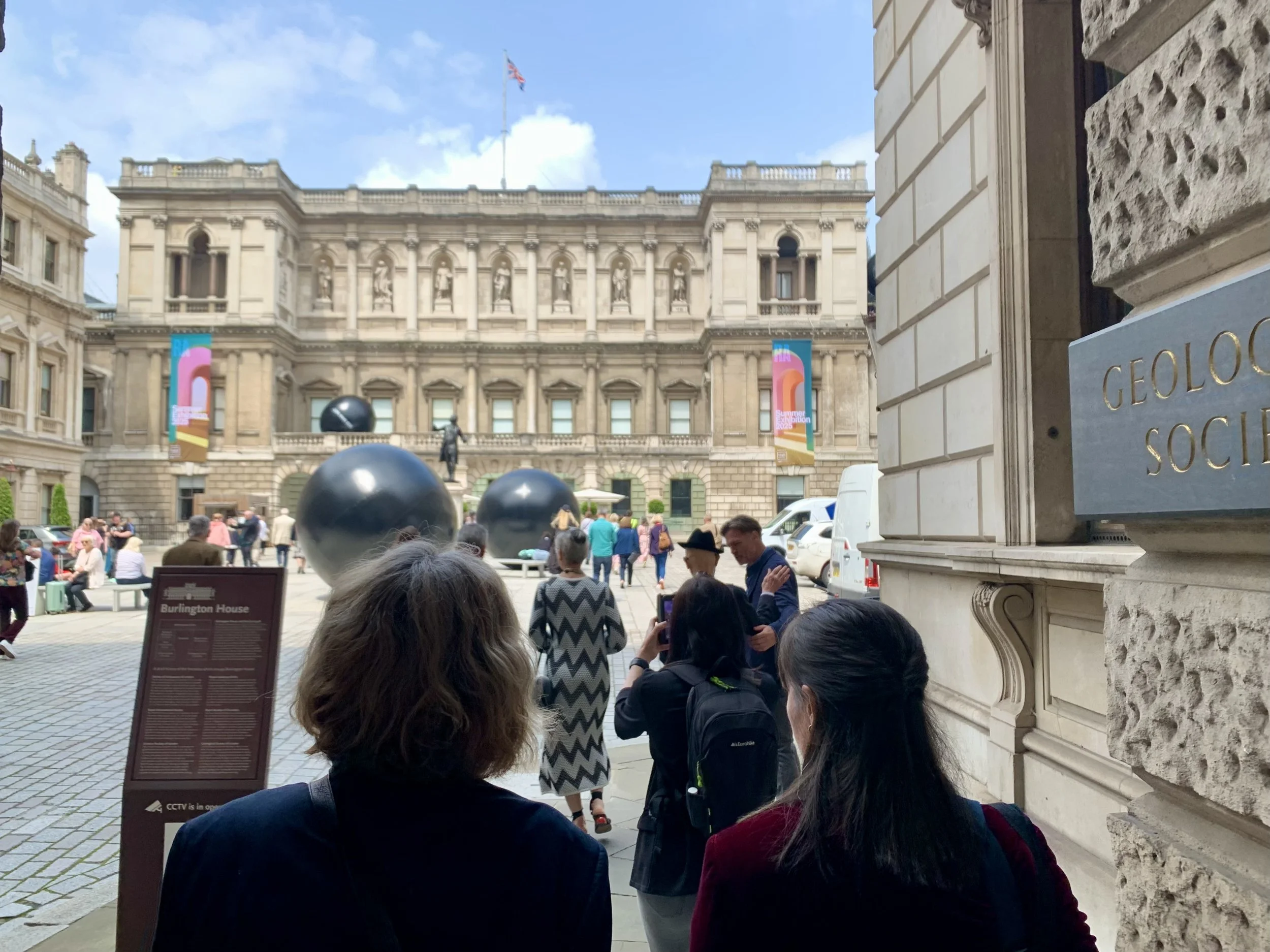 Following the President back to the Royal Academy 