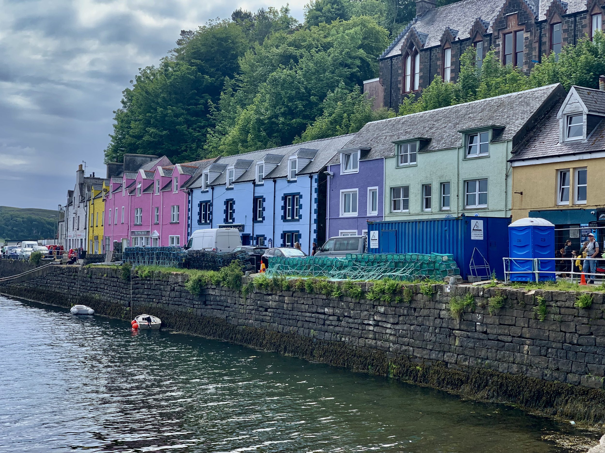 The famous houses of Portree 