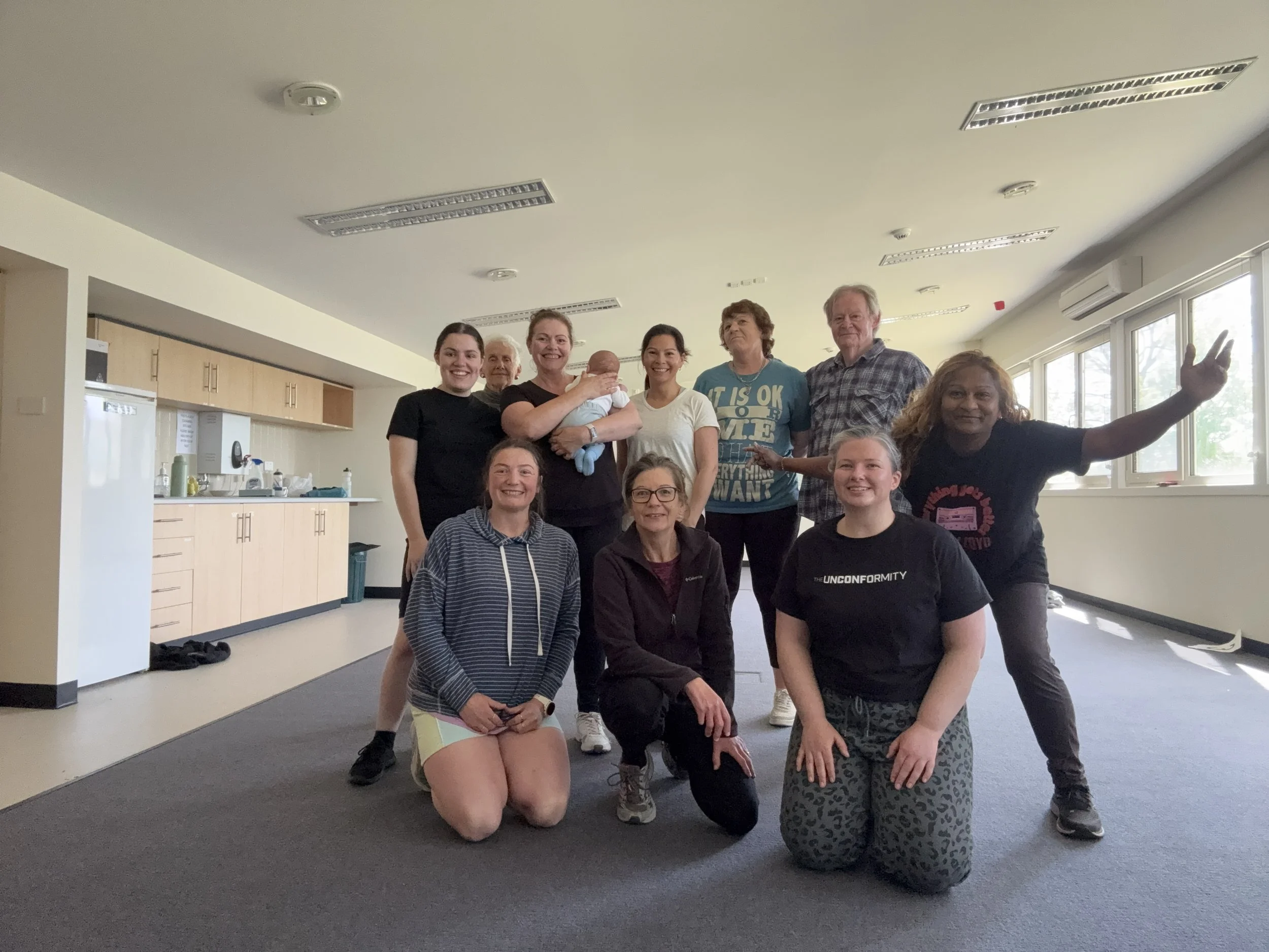 Weekly group exercise class 