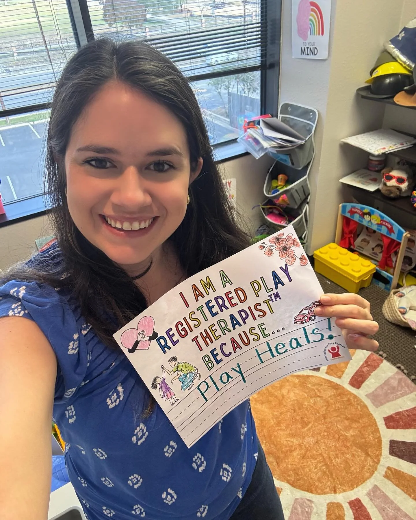 Happy International Play Therapy Week! This week we celebrate the power of play. Play therapy is an evidence based treatment modality to help support children of all ages! I am a Registered Play Therapist because I believe play is the natural languag