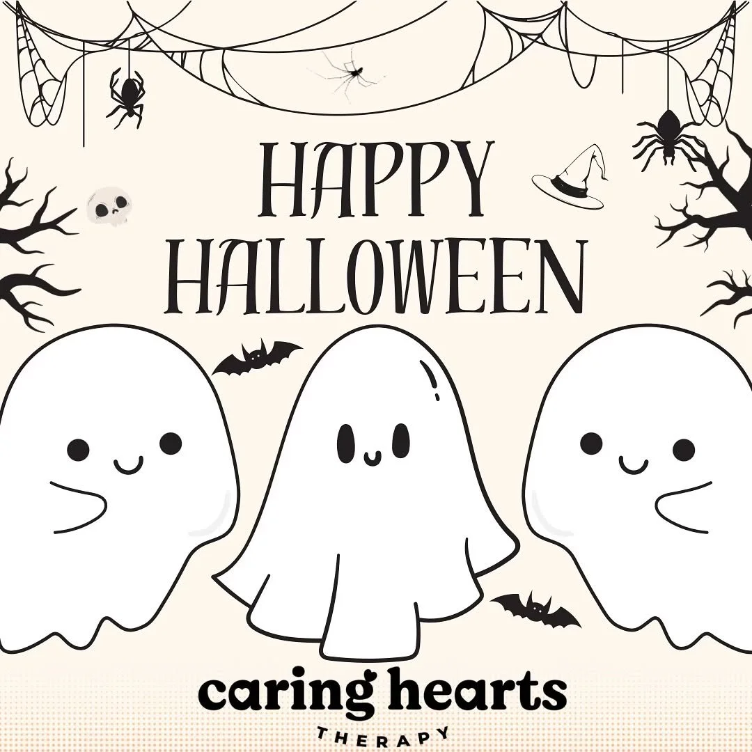 Happy Halloween from Caring Hearts Therapy! 🎃👻 

#playtherapy #caringheartstherapy #childtherapy #childtherapist #sanantoniotherapy #therapy #playheals