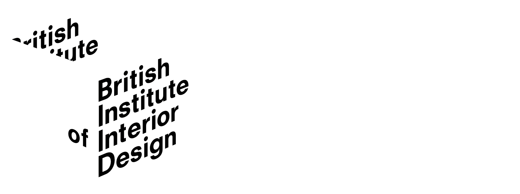 Logo of the British Institute of Interior Design with text stating 'Registered Interior Designer' and 'Collective Mark'.
