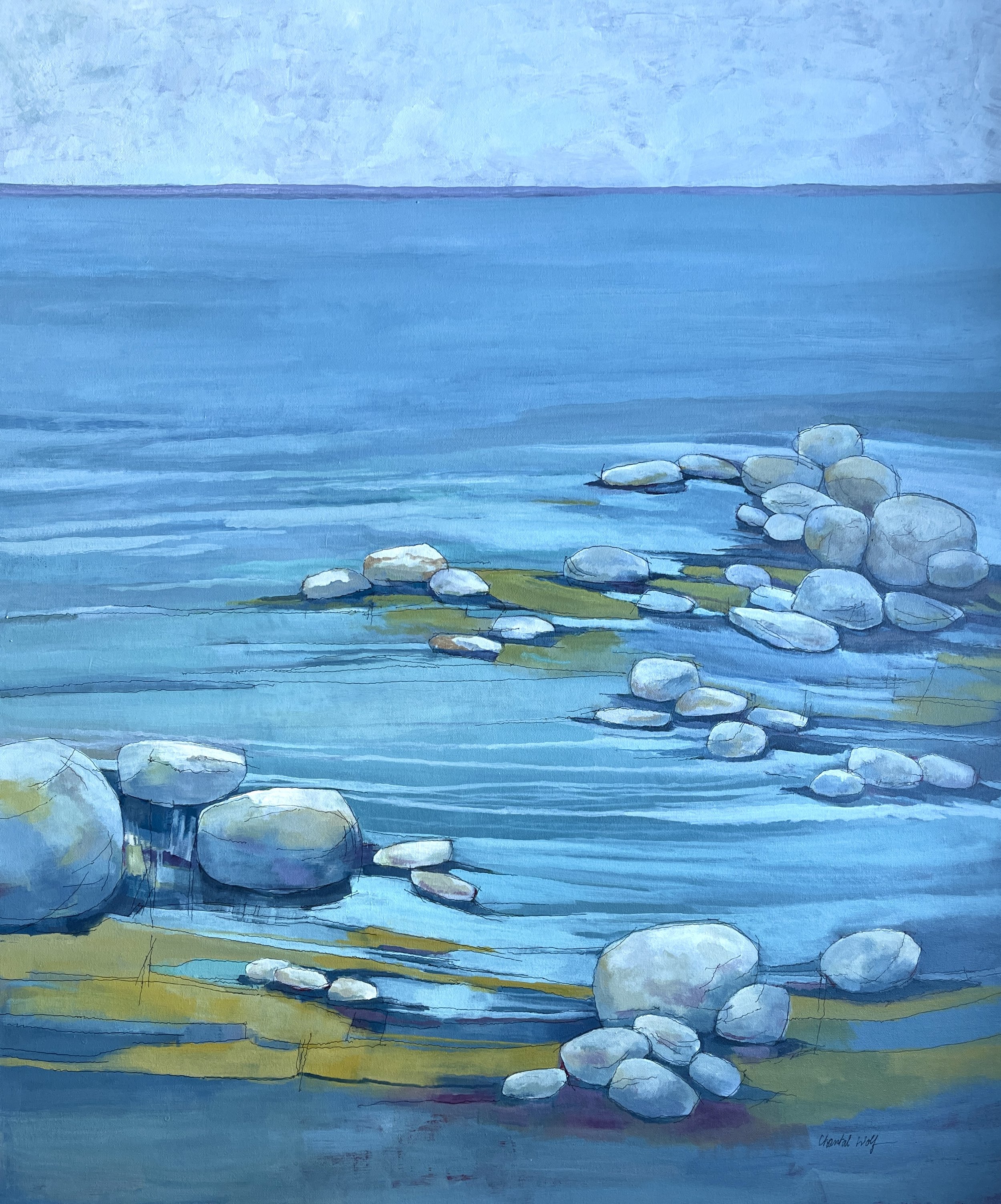 scattered 30x36