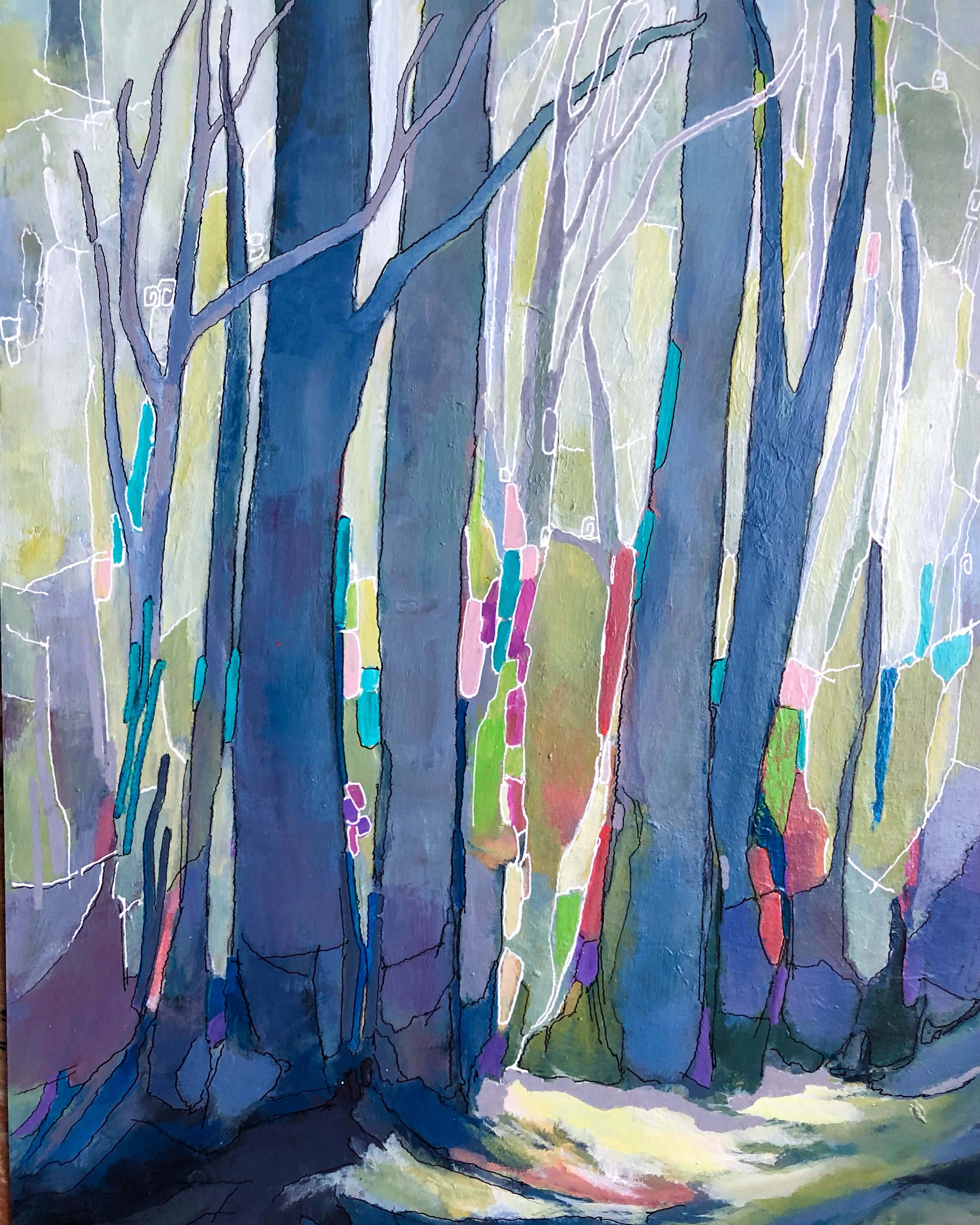 lost in the woods 12x16