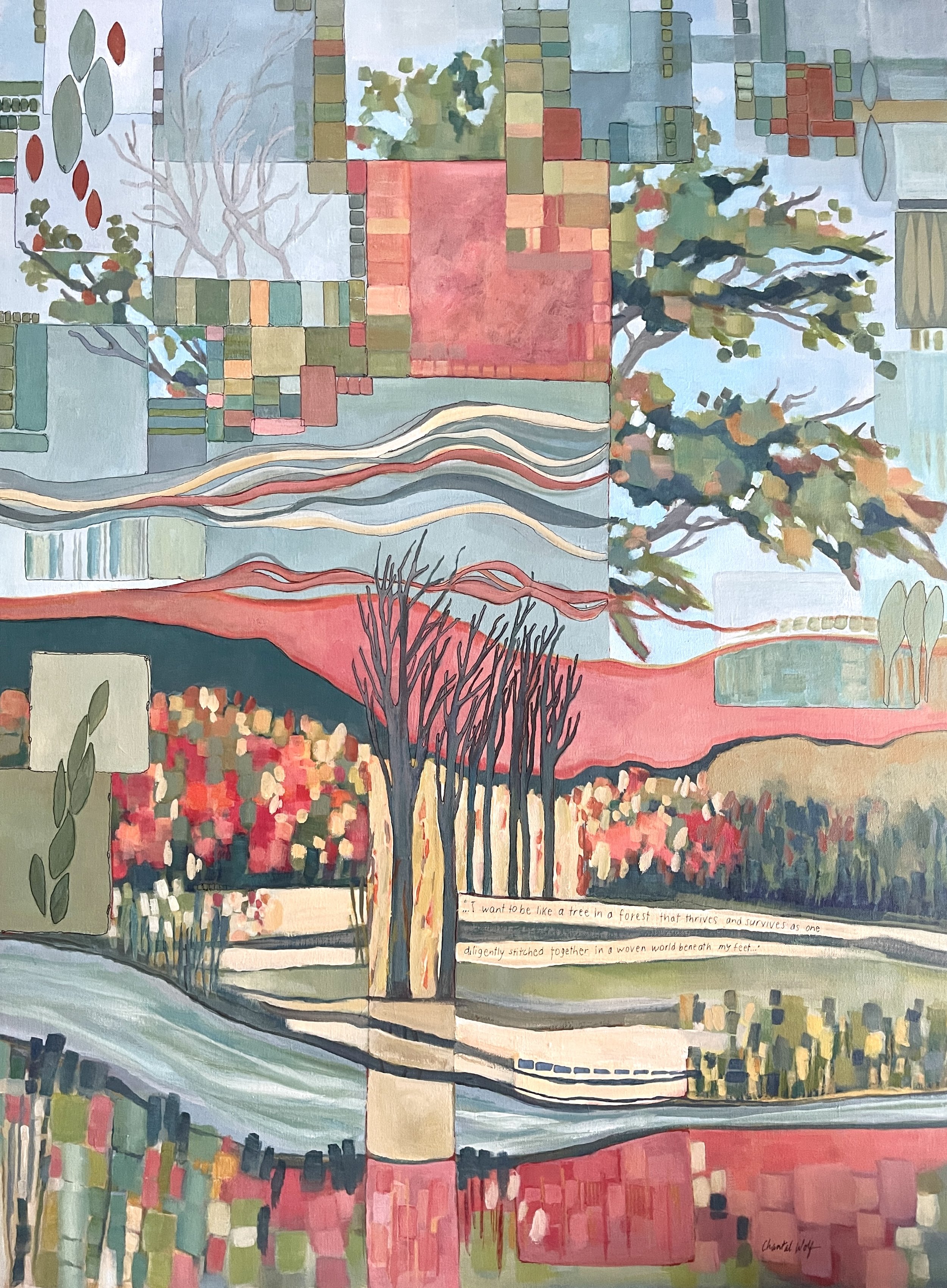 weaving bridges 30x40
