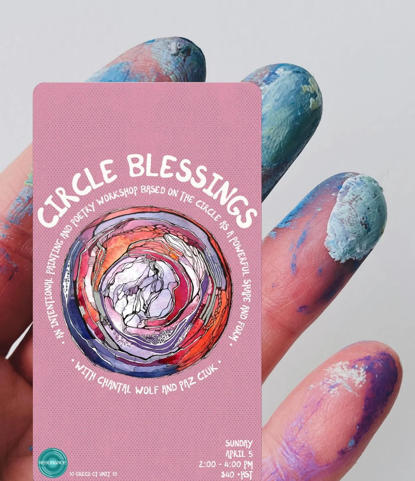 I can&rsquo;t guarantee your hands will look like this after the workshop &hellip; but I do know you will have a creative experience like no other&hellip;contemplative, meditative, mindful and playful&hellip;.
this isn&rsquo;t about art skills or lea