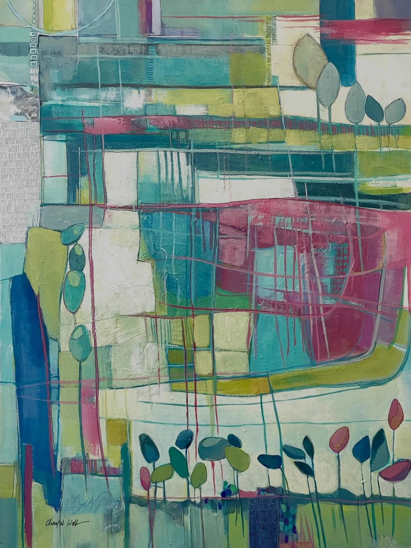 &hellip;need I say more?&hellip;this piece is titled &ldquo;Standing Inside Uncertainty&rdquo; (30x40&rdquo; mixed media)
&hellip;my inner state? &hellip;my outer state? &hellip;. the state of the world right now? 
I was definitely working through so