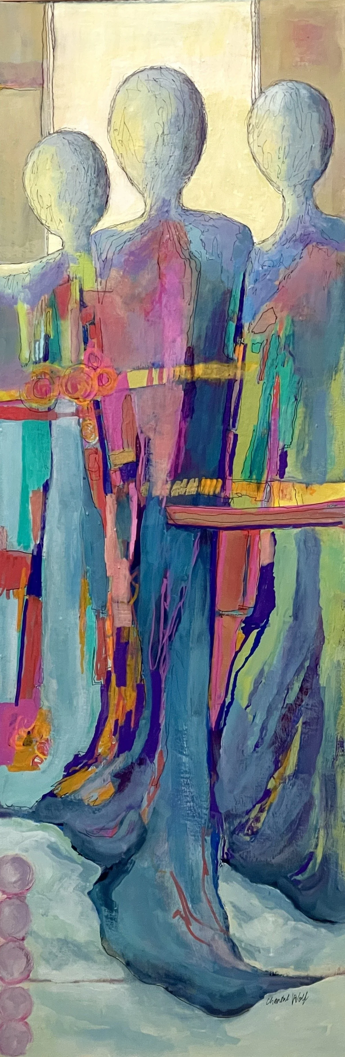 Chantal_Wolf in_a_louder_voice 12x36