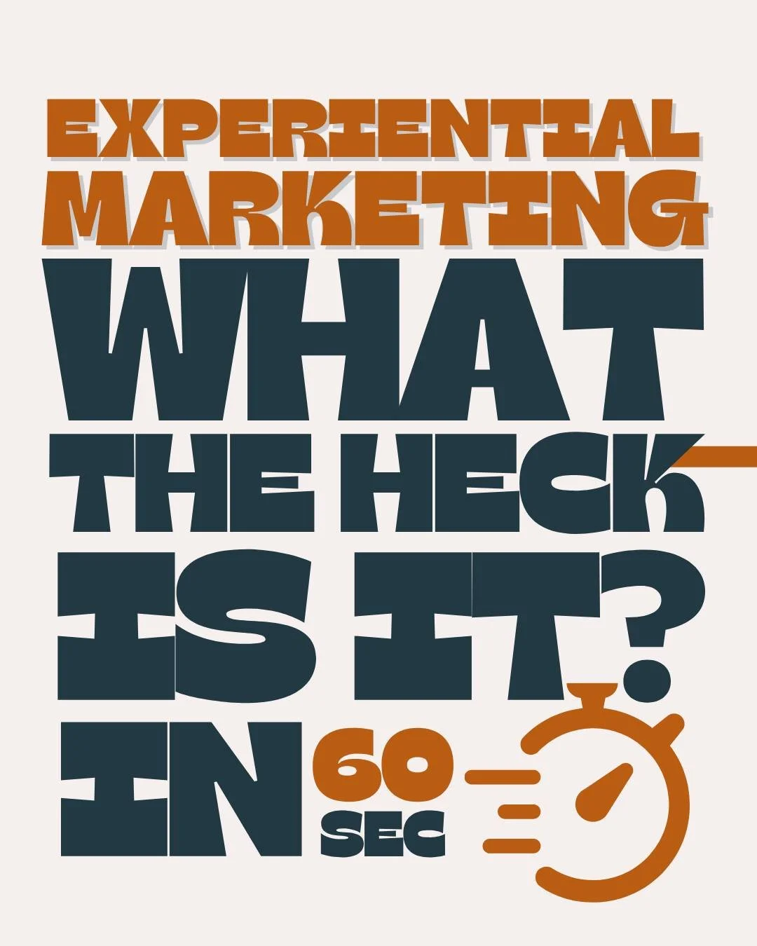 Welcome to the wonderful world of Experiential Marketing ✨

👉 Save this post for a rainy day or send it to someone who might find it useful 🏆

~

~

~

#experientialmarketing #marketing #events #popups #eventmarketing #eventprofs #branding #eventpl