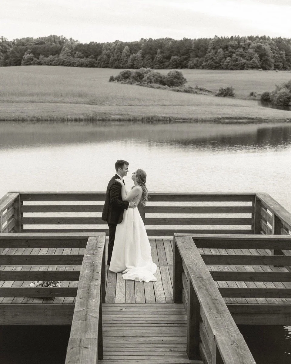 this is what it&rsquo;s all about&mdash;the moment two hearts say &ldquo;yes&rdquo; to forever 🤍 danielle and bennett&rsquo;s wedding was filled with genuine joy, intentional moments, and a deep sense of peace. watching them take this step surrounde